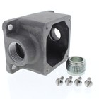 Cooper Aluminum Backbox Feed Thru For Pin   Sleeve 20 30a Receptacles Cdftbb1