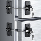 2 Pack Refrigerator Door Lock With Adhesive  No Tools 2 Black  Child Proof  Usa 