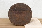 Antique Carved Round Nupe Stool