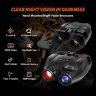 Night Vision Goggles Binoculars With Rechargeable Battery 32gb Tf Card Recording