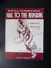 1938 Hail To The Redskins Sheet Music Signed By Composer Barnee Breeskin Jsa Loa