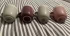 Lot Of 4 Simply Home  Shabby Chic Coffee Stoneware Mugs Cups