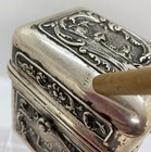 Antique Dutch Sterling Silver Tea Caddy Read