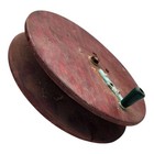 Vintage Antique Wooden Wood  Fishing Reel Large 10  In Diameter 