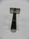 Vintage Gillette Double Edge Safety Razor R3 1971 Adjustable Black Handle