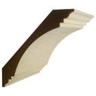 Ewcr46 Large Cove Crown Moulding  1-1 8  X 7  Unfinished Solid Hardwood Trim