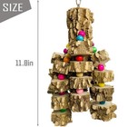Macaw Toys  Extra Large Parrot Toys  Natural Wood Bird Chewing Toys For Large Bi