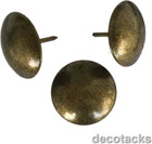    Large Antique Brass Finish Upholstery Nails tacks 1 Inch - 50 Pcs  antique Bra