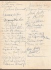 Robert Stack Tony Curtis Sonja Henie Original Multi-signed Autograph Sheet