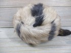 Vintage Raccoon Fur Davy Crockett Hat Cap Adult Size Faux Tail Western Costume