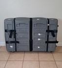 Trico Sports Iron Case Bicycle Hard Shell Travel Case W foam Pads   Wheels