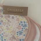 New Burp Cloths Baby Drool Bibs Floral Theme   Chick Pea