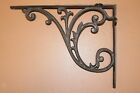 Large Scrollwork Design Mailbox Post Corbel Solid Cast Iron  16 Inch  B-85