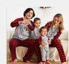 Matching Family Christmas Pajamas Set Women Men Kids Sleepwear Xmas Nightwear
