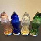 Vintage Victory Owl Candy Jars With Original Lids