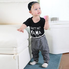 Newborn Infant Baby Boy Clothes Outfits New To The Crew Outfits Long Pants Toddl
