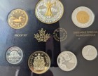 Gold Plated Fine Silver Proof Dollar -canada 2017 Coin Set