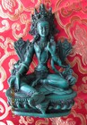 Green Tara Statue 6   Of Compassion   Wisdom Tibetan Buddhist Nepal