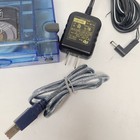 Iomega Zip 100 External Drive Z100usb Blue Clear   Ac Adapter  Usb Cable