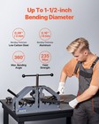Uimoso Tube Roller Bender Max 1-1 2  Manual Tube Pipe Roller Bender With 6 Dies