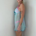 Vintage Victorias Secret Blue Babydoll Slip