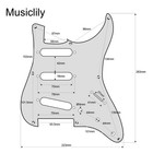 Musiclily Pro Guitar Pickguard For Fender Japan 57 Vintage Strat Stratocaster