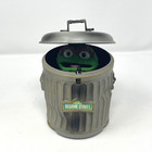 Vintage Sesame Street Oscar The Grouch Trash Can Am Transistor Radio 1970s W box