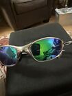 Oakley Juliet Chrome X Metal Hammer Arms Green Lenses Fast S h