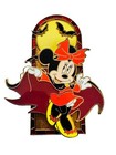 Disney Pin 2024 Dssh Minnie Le 400 Halloween Vampire Stained Glass Htf