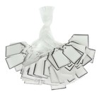 500pcs Garage Sale Price Tags Size Blank White-merchandise Hang String Strung