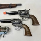 Vintage Toy Cap Guns Lot Cowboy Patrol Pirate Cap Gun Set Western Toys
