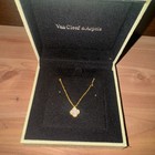 Van Cleef   Arpels Vintage Alhambra Pendant Mother Of Pearl 18k Yellow Gold