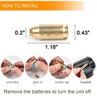  45  45 Acp  45 Colt Red Laser Bore Sighter Brass Cartridge Boresighter Tool