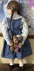 Unique Vintage Author s Handmade Porcelain Doll 28 In   1992 By H russell