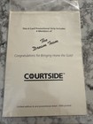 1991 1992 Courtside 5 X 7 Uncut Sheet Barkley Bird Mullin Robinson 5000