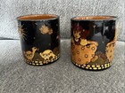 2 Rare Vintage Peter Reber Swiss Folk Art Mugs 1970   s