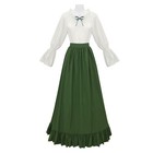 Renaissance Medieval Dress Women Halloween Cosplay Vintage Costume