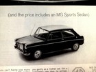 1964 Mg Sedan Print Ad