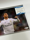 Autographed Photo Cristiano Ronaldo Hand Signed 8x10 Bas Coa
