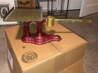 Antique Fairbanks Cast Iron And Brass 64oz Balance Scale 