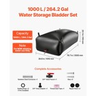 Uimoso 264 2 Gal Foldable Water Storage Container  Durable 1000d Pvc Material