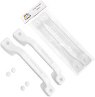 All Weather Plastic Grab Handle  white 2-piece  Handle Grab Bar By Door