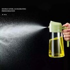 2-in-1 450ml Glass Oil Sprayer And Dispenser Spray Bottle Cooking Dispensers