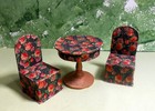 Victorian German Dresden Table And Chairs Candy Containers - Germany  Ornaments