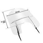 Detachable Windshield Windscreen For Harley Touring Road King Cvo Flhr 1994-2024