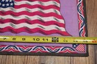 Vintage Large American Flag Cigar Cigarette Premium Tobacco Felt Flannel Quilt