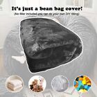7ft Giant Bean Bag Sofa Living Room Chair Memory Soft Protect Cover No Filling