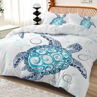 3pcs Ocean Sea Turtle Twin Bedding Duvet Cover Comforter Cover Set Kids Gift