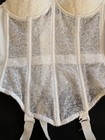 Warners Merry Widow Cinch-bra 1950 Size 34 35 Mesh Boning Garter Belts
