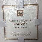 Pottery Barn Teen Winter Bohemian Canopy White Cotton New In Factory Packaging